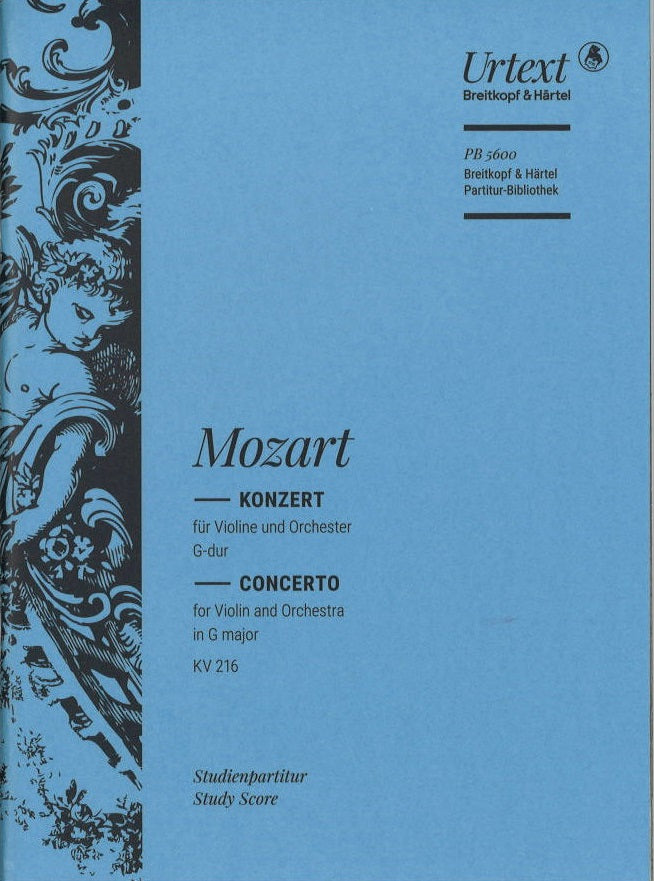 Mozart, Concerto for Violin KV 216 (Breitkopf)