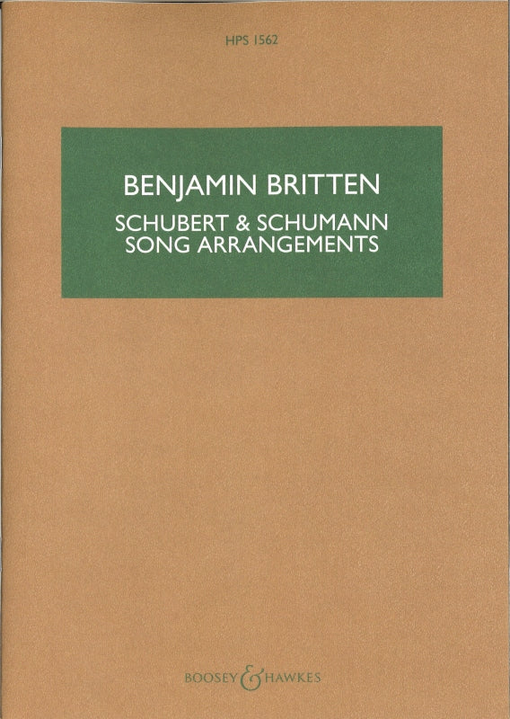 Britten, Schubert & Schumann Song Arrang (Boosey)