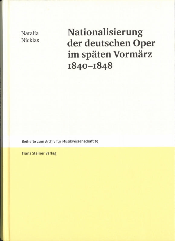 Nicklas, Nationalisierung der deutschen (Franz Steiner)