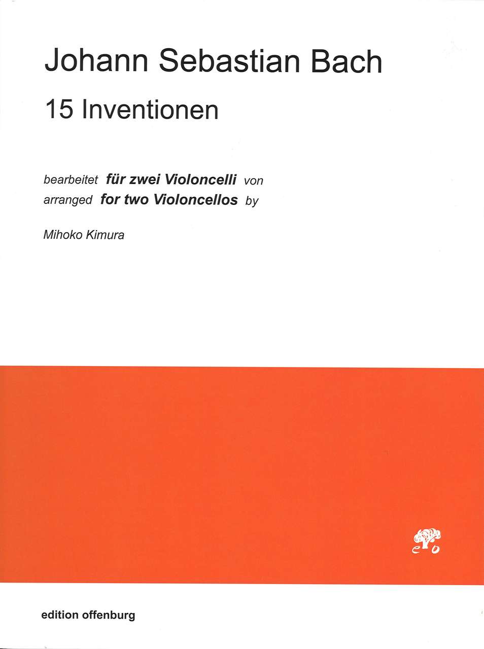 Bach, 15 Inventionen (2Vc) (Offenburg, Edition)