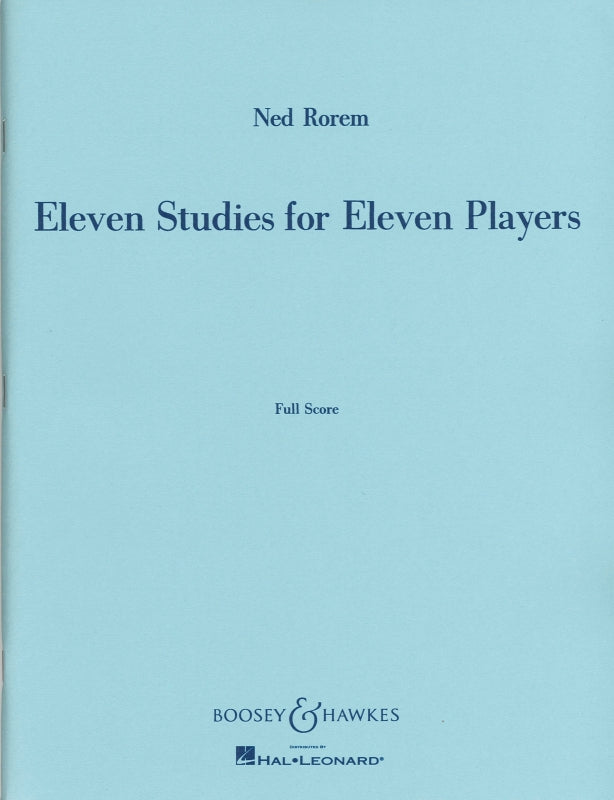 Rorem, 11 Studies for 11 Players (Boosey)