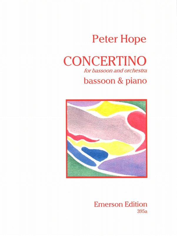 Hope, Concertino for bassoon (Emerson Edition)