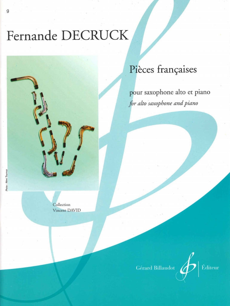 Decruck, Pieces francaises (ASax,Pf) (Billaudot)