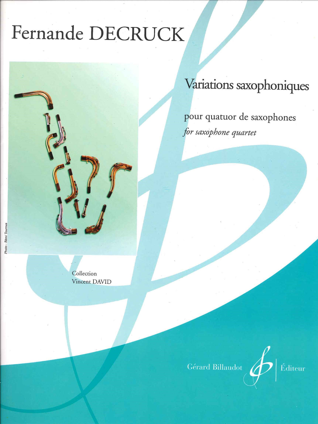 Decruck, Variations saxophoniques (Billaudot)