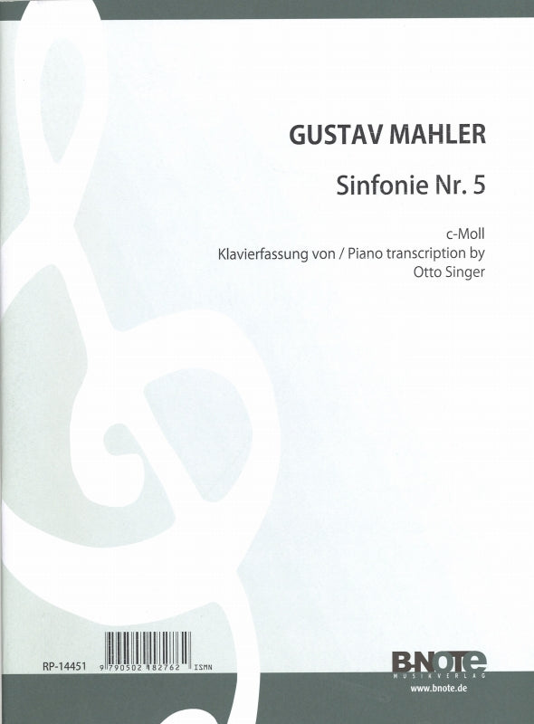 Mahler, Symphony No. 5 (Singer) (B-Note)