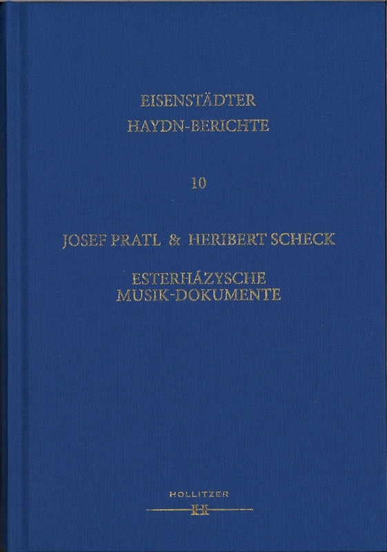 Pratl, Esterhazysche Musik-Dokumente (Hollitzer Wissenschaftsverlag)