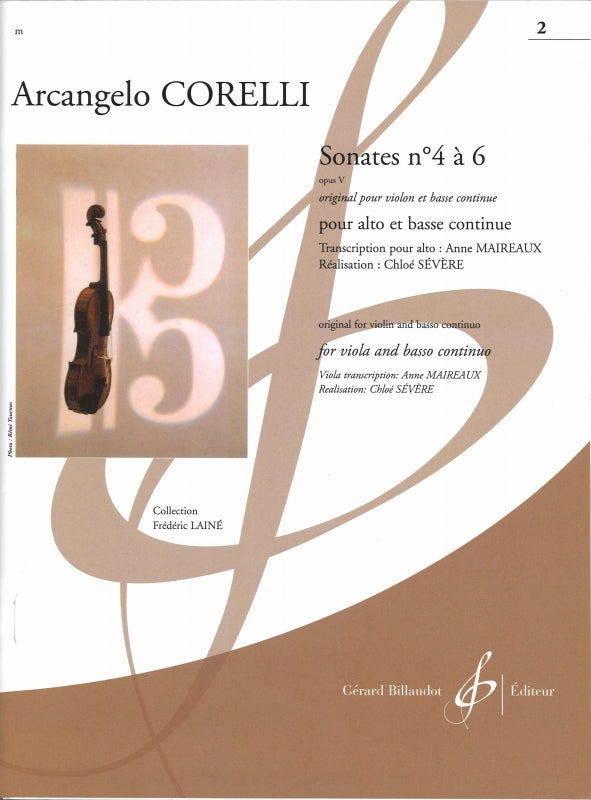 Corelli, Sonatas op. 5/4-6 (Billaudot)