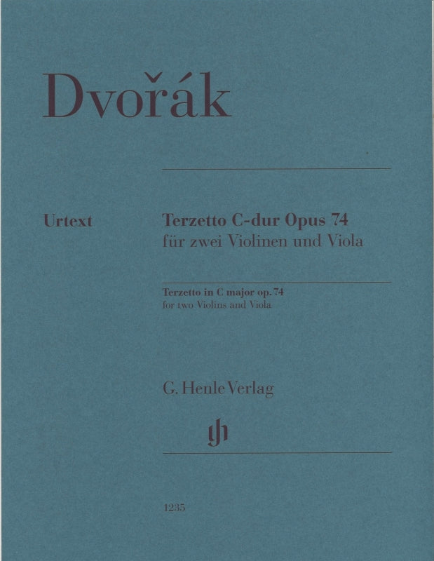 Dvorak, Terzetto op. 74 in C (2Vn,Va) (Henle)