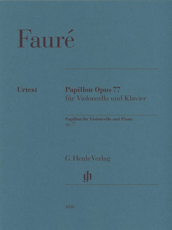 Faure, Papillon op. 77 (Monnier/Geringas (Henle)