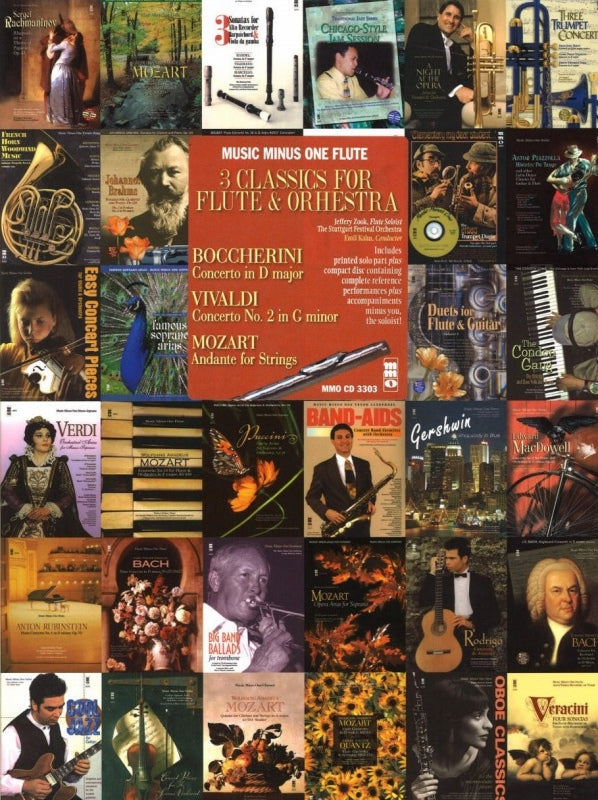 3 Classics for Flute and Orchestra (Music Minus One)