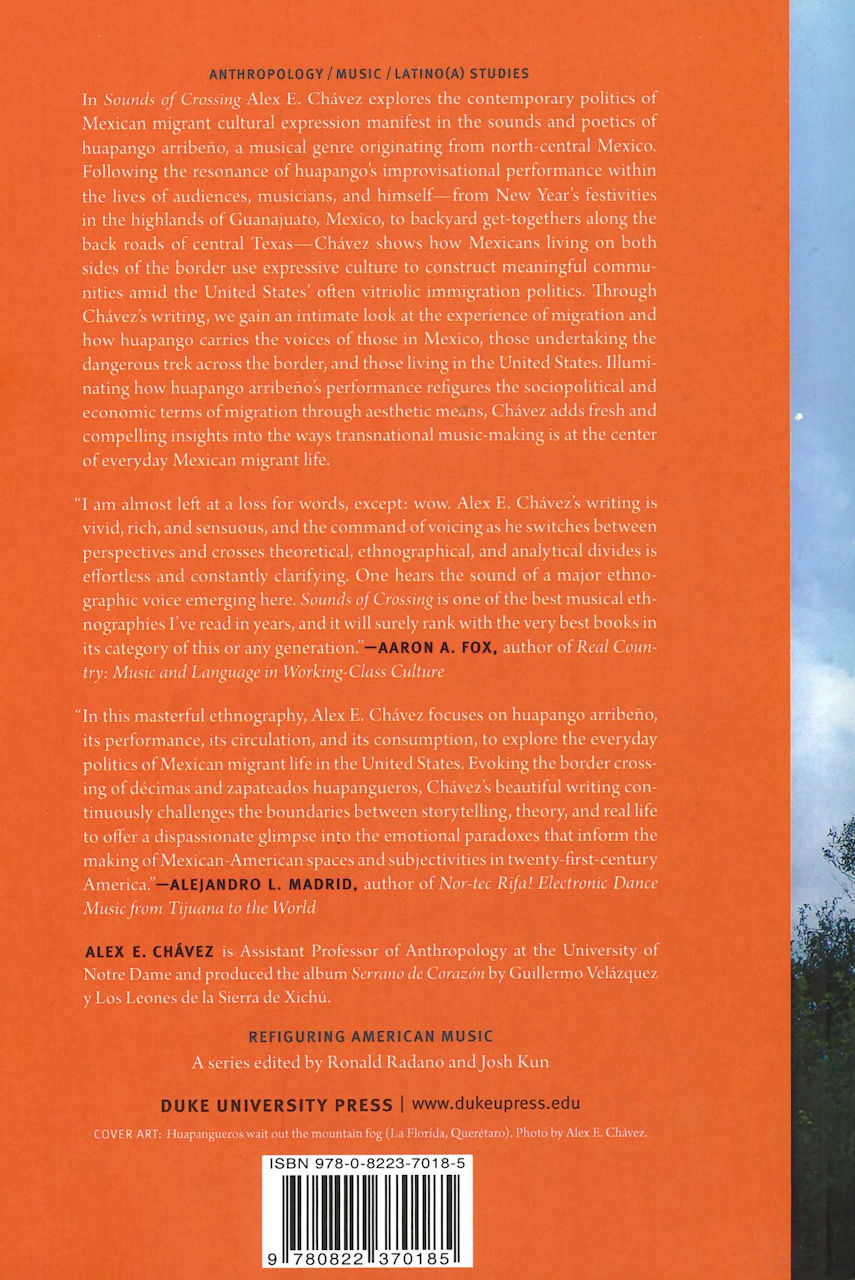 Chavez, Sounds of Crossing (paper) (Duke University Press)