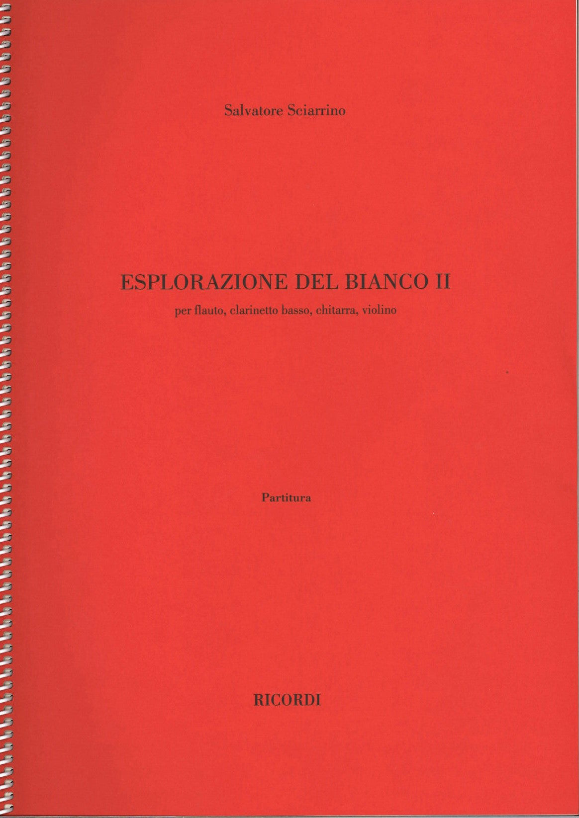 Sciarrino, Esplorazione del bianco 2 (Ricordi)