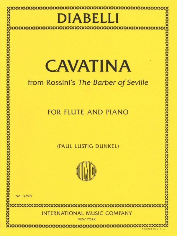 Diabelli, Cavatina (Barber of Seville) (IMC)