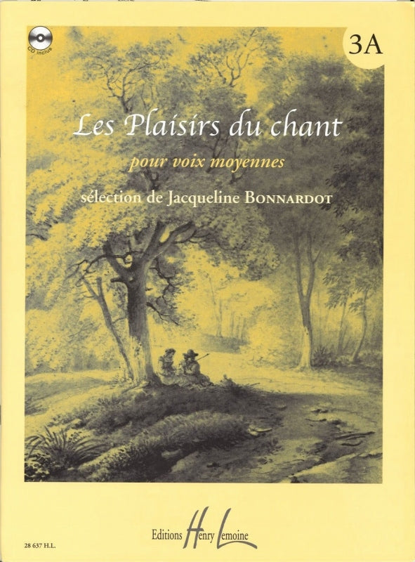 Plaisirs du chant 3A (+CD) (Lemoine)