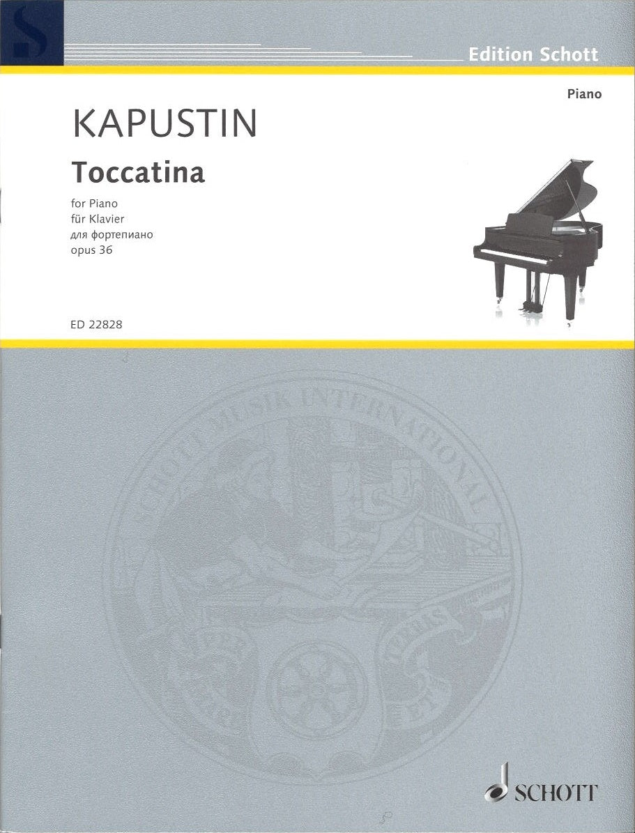 Kapustin, Toccatina op. 36 (1983) (Schott)