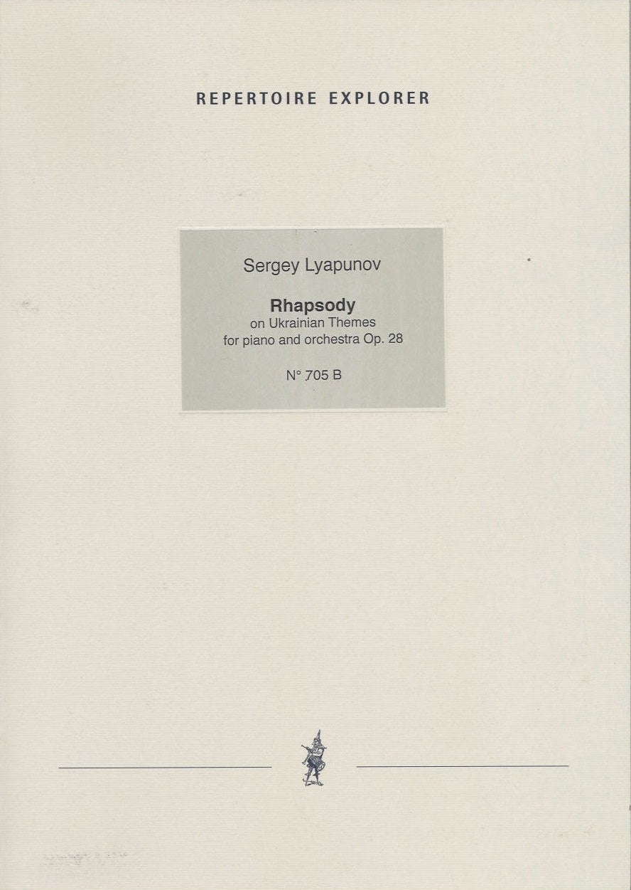 Lyapunov, Rapsodie op. 28 (2-Pf Red.) (Hoflich)