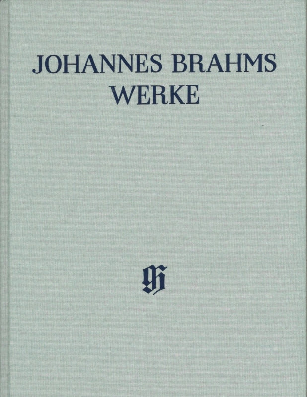 Neue Brahms-Ausgabe 9/2 Arrangements (Henle)