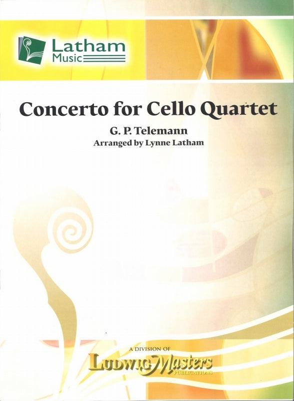 Telemann, Concerto for Cello Quartet (Latham Music/LudwigMasters)