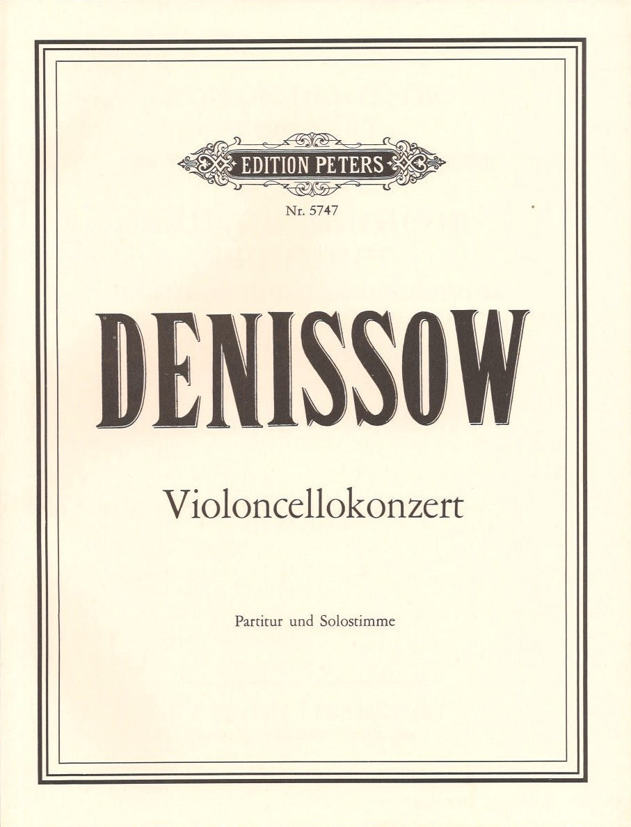 Denisov, Concerto for Violoncello (Peters)