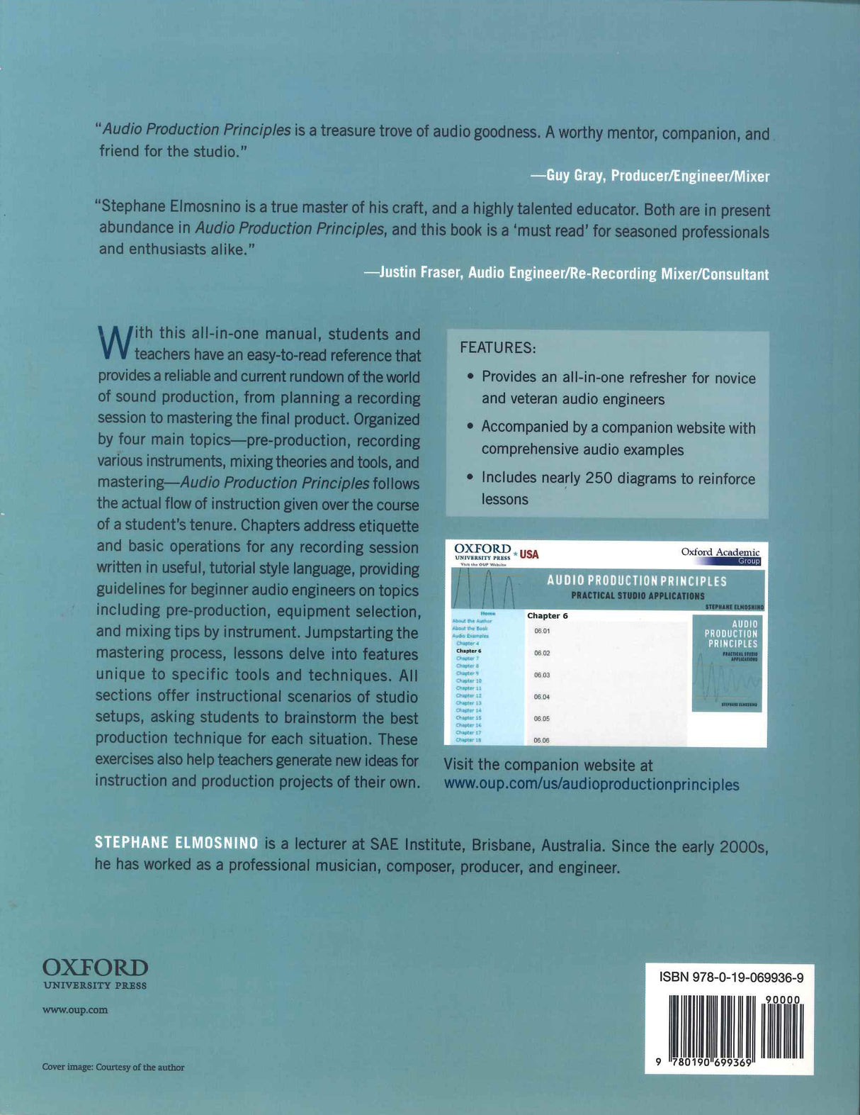 Elmosnino, Audio Production Principles (Oxford University Press)