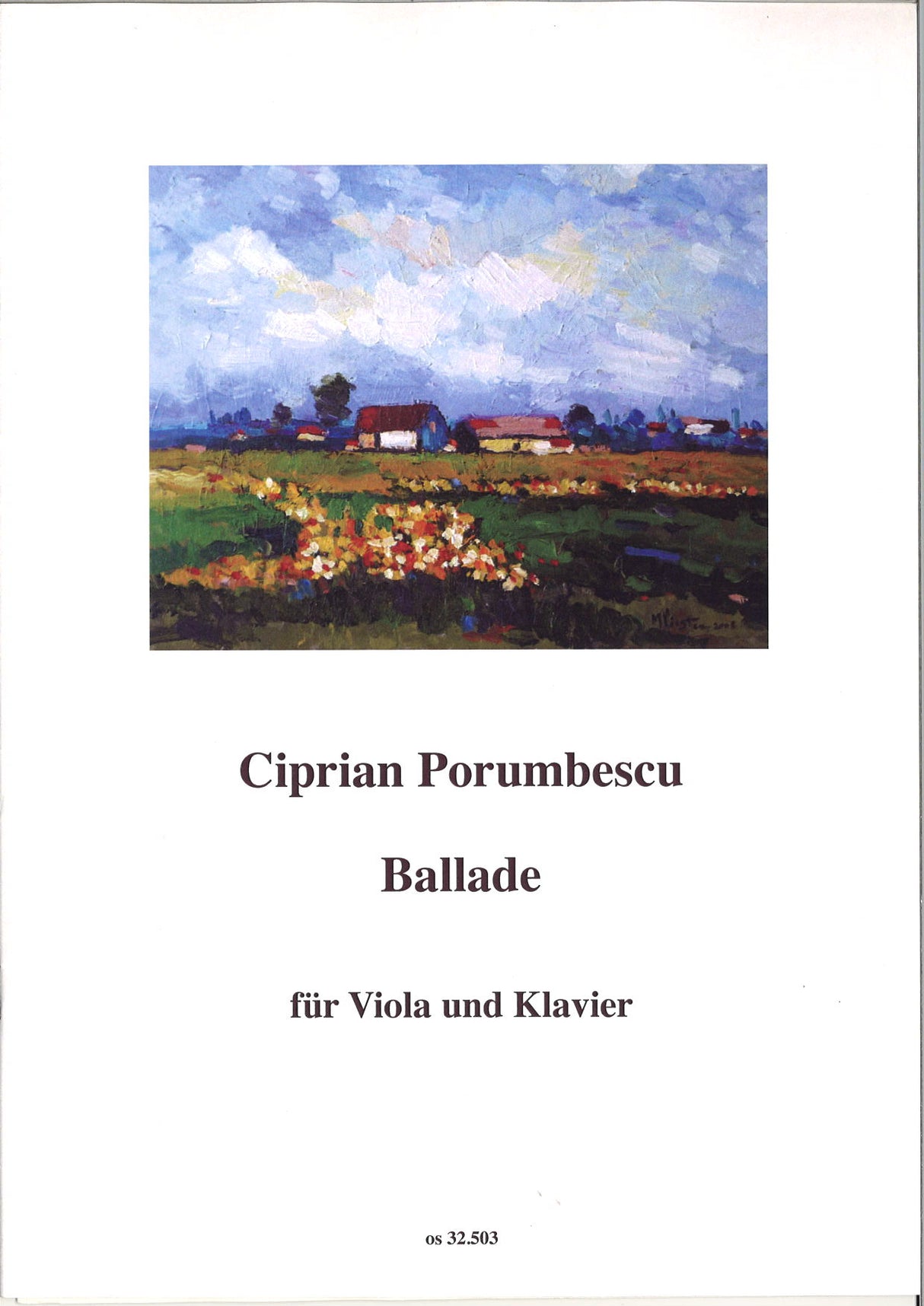 Porumbescu, Ballade op. 36/8 (Ostinato-Musikverlag)