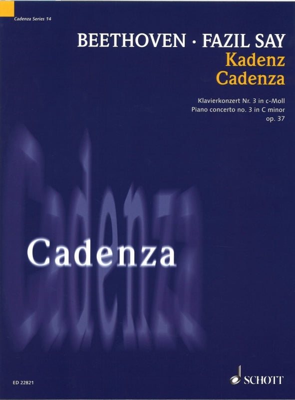 Beethoven, Concerto No. 3, Cadenza (Say) (Schott)