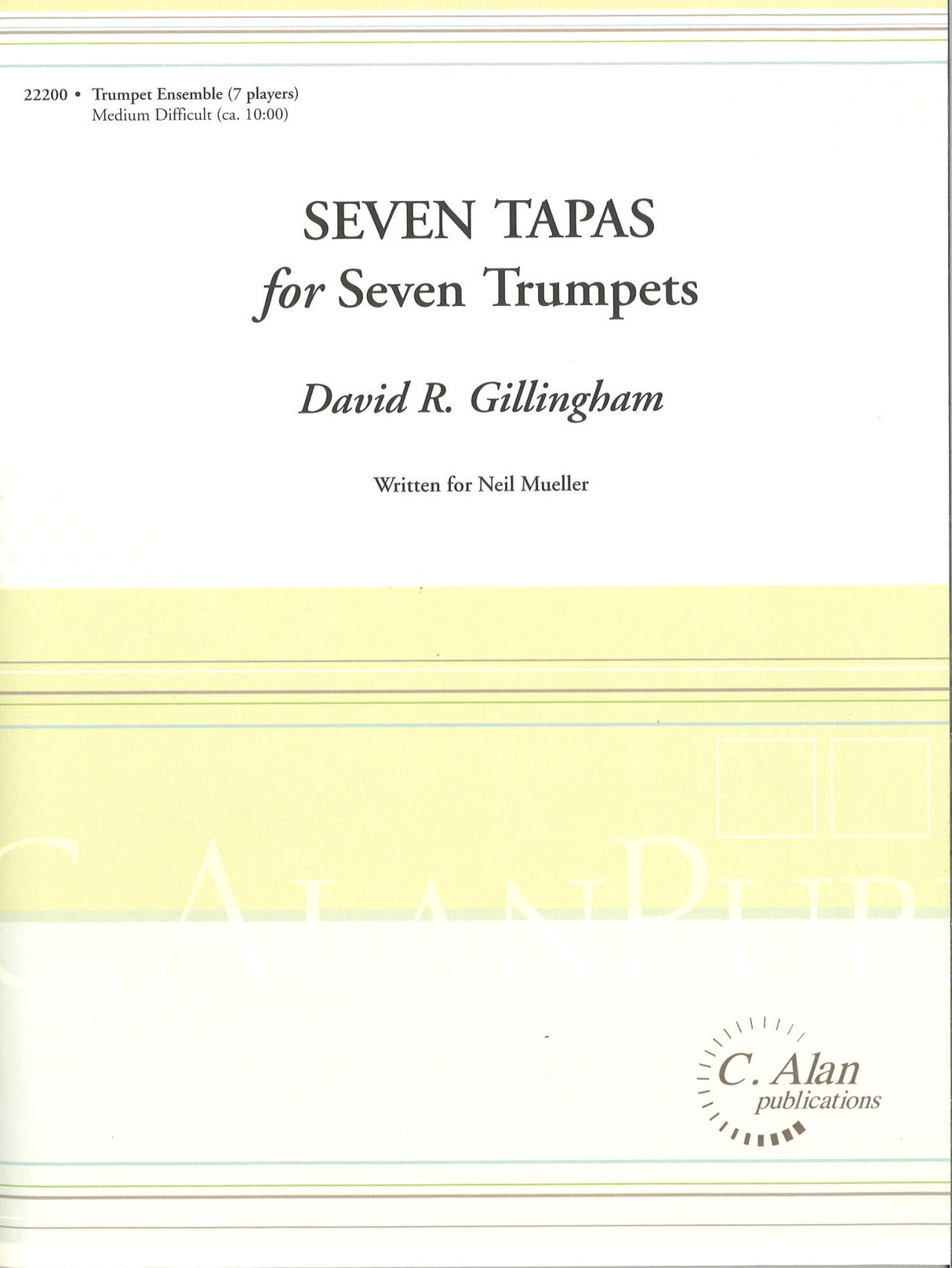 Gillingham, Seven Tapas (7Trp) (C.Alan)