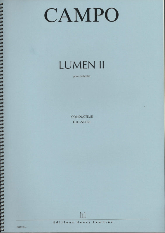 Campo, Lumen 2 (2006) (Orch) (Lemoine)
