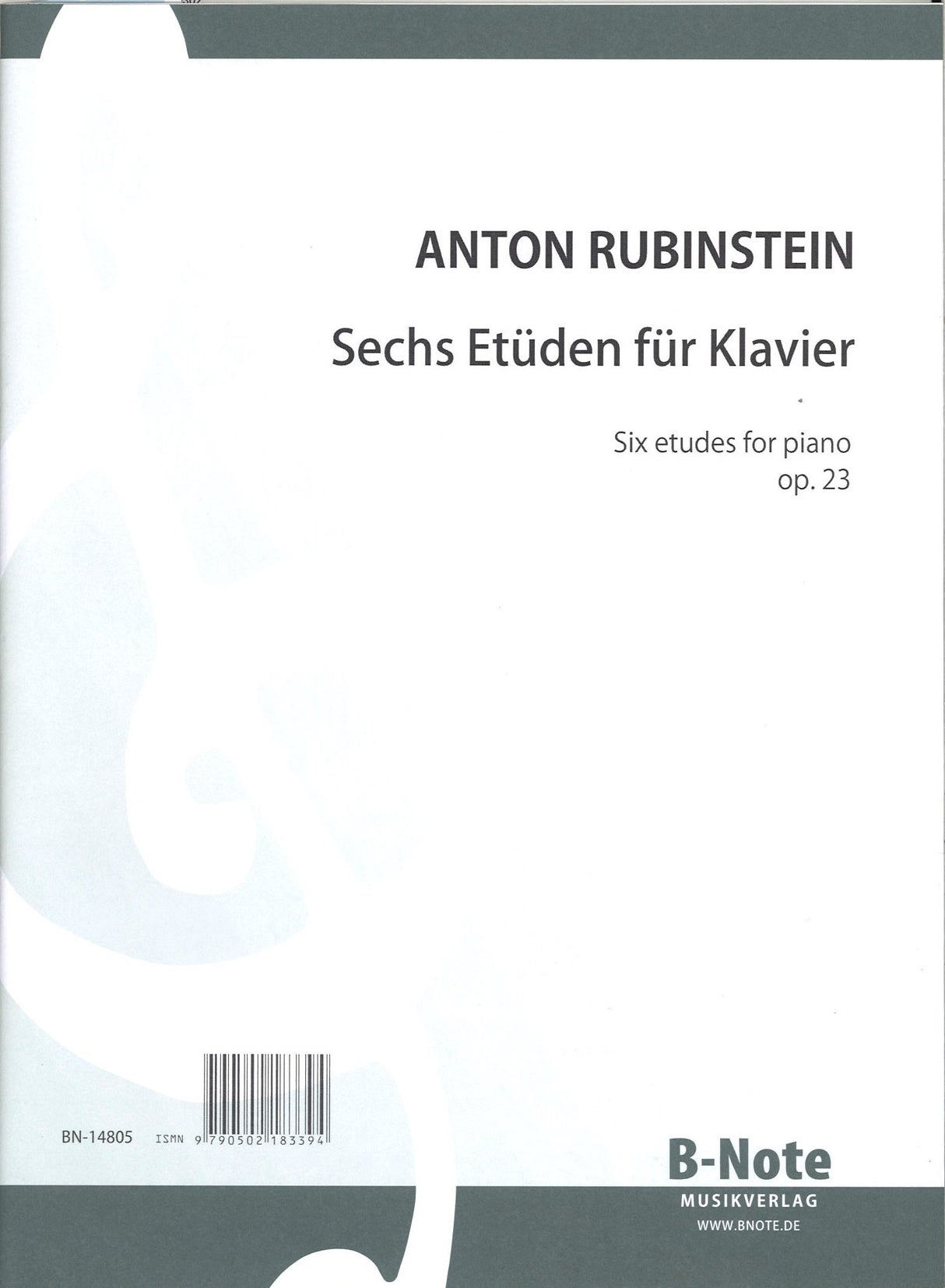 Rubinstein,A., 6 Etudes op. 23 (B-Note)