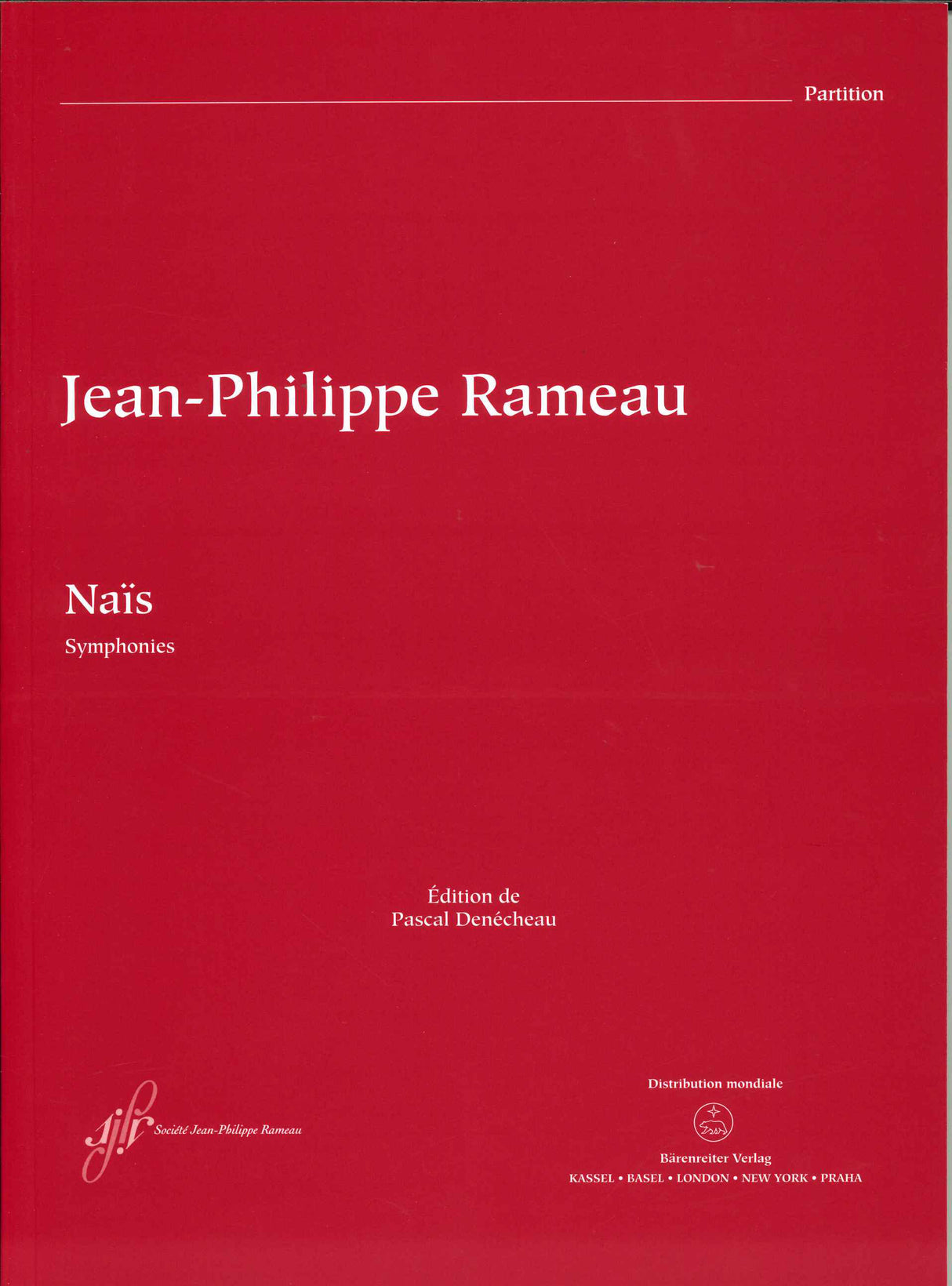 Rameau, Nais, Symphonies (Full Score) (Barenreiter)