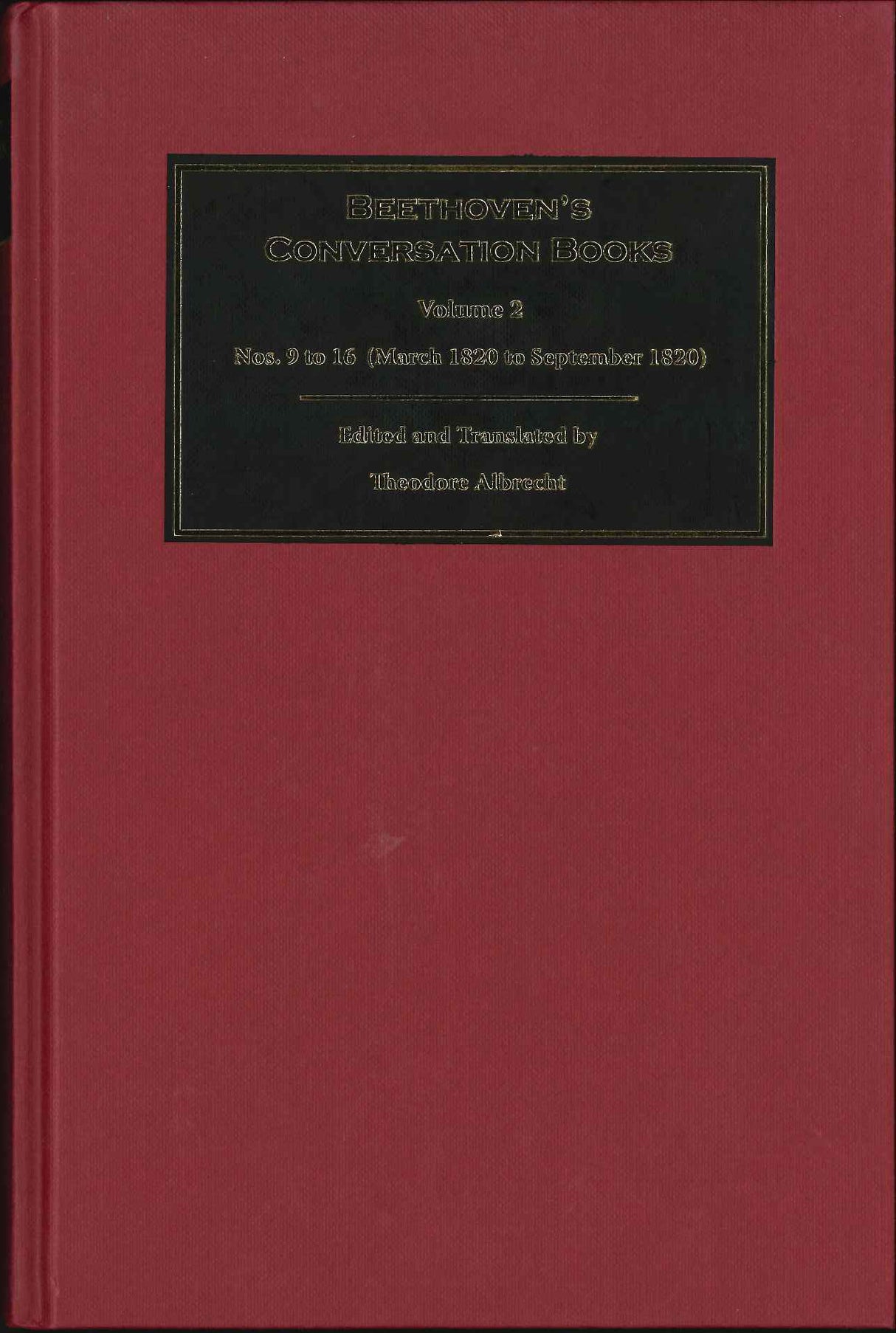 Beethoven's Conversation Books, Volume 2 (Boydell & Brewer)
