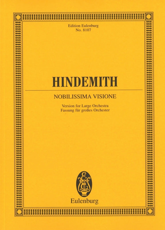 Hindemith, Nobilissima Visione (1939) (Eulenburg)