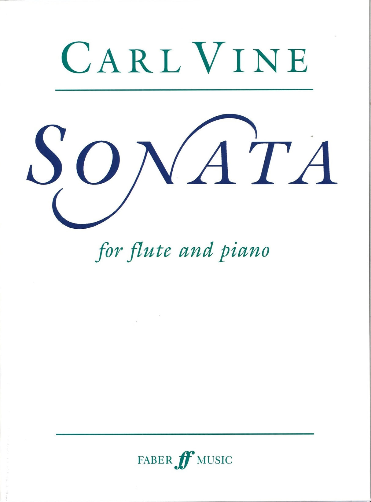 Vine, Sonate for flute and piano (Faber Music)