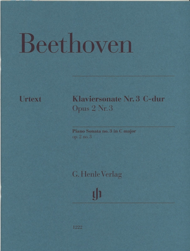 Beethoven, Sonata No. 3 op. 2/3 (rev.) (Henle)