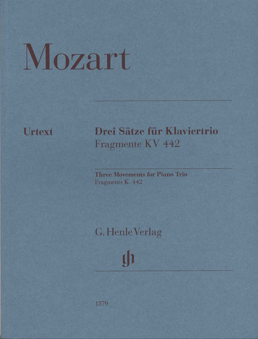 Mozart, 3 Movements KV 442 (Vn,Vc,Pf) (Henle)