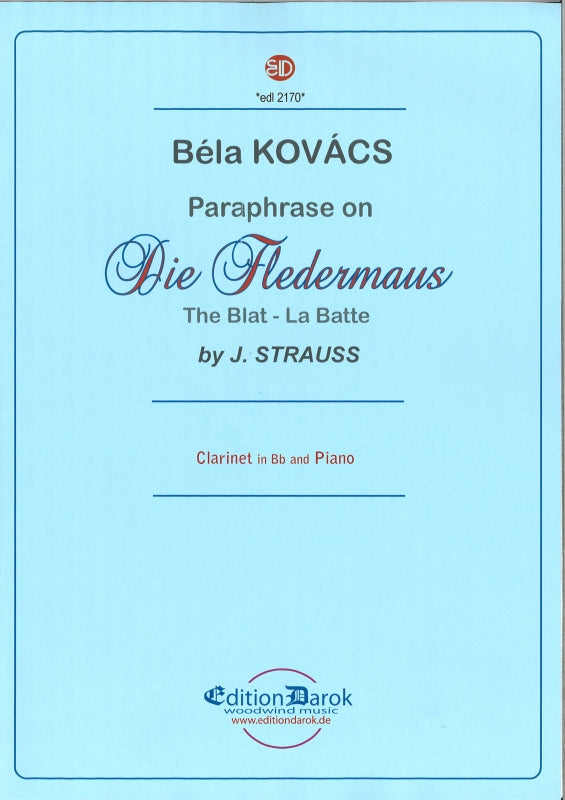 Kovacs, Paraphrase on 'Die Fledermaus' (Darok)