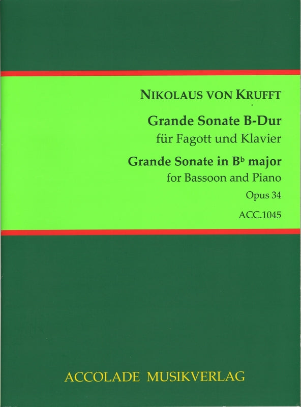 Krufft, Grande Sonate B-dur op. 34 (Accolade)