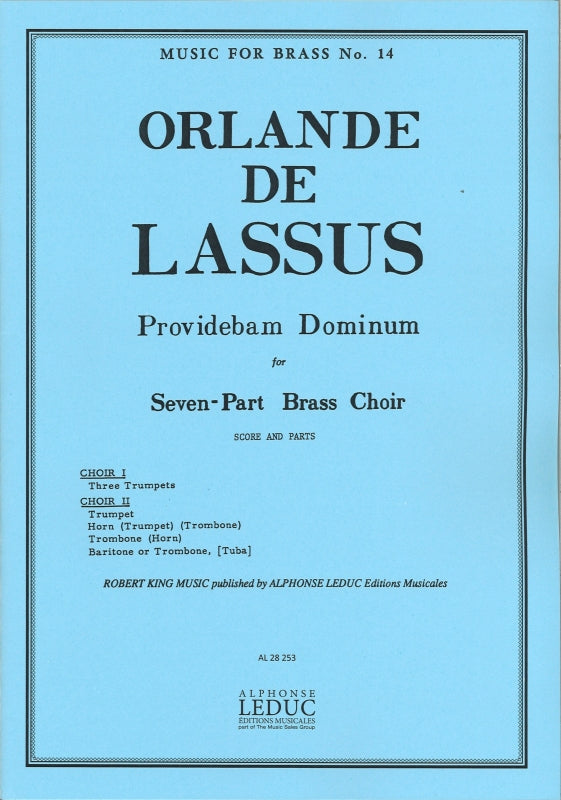 Lasso, Providebam Dominum (Robert King/Leduc)