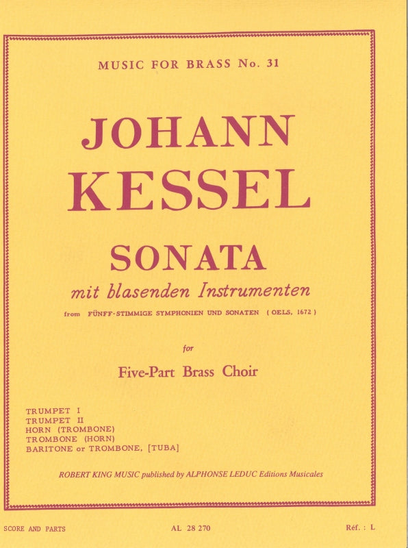 Kessel, Sonata (Quintet) (Robert King/Leduc)