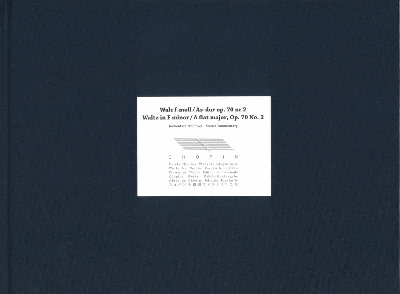 Chopin, Walc op. 70/2 (2-volume Set) (Narodowy Instytut Fryderyka Chopina)