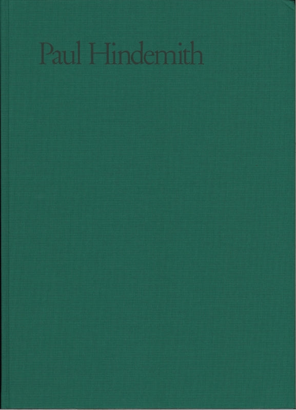 Hindemith, Samtliche Werke 1/9/2 (Schott)