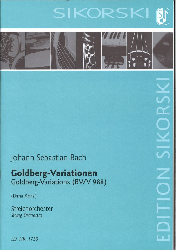 Bach, Goldberg-Variationen (Str.Orch) (Sikorski)