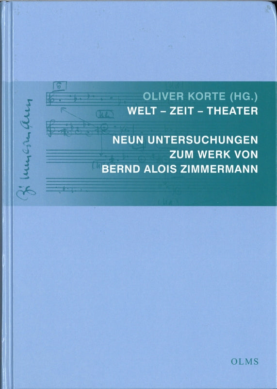 Korte, Welt - Zeit - Theater: Neun Unter (Olms)