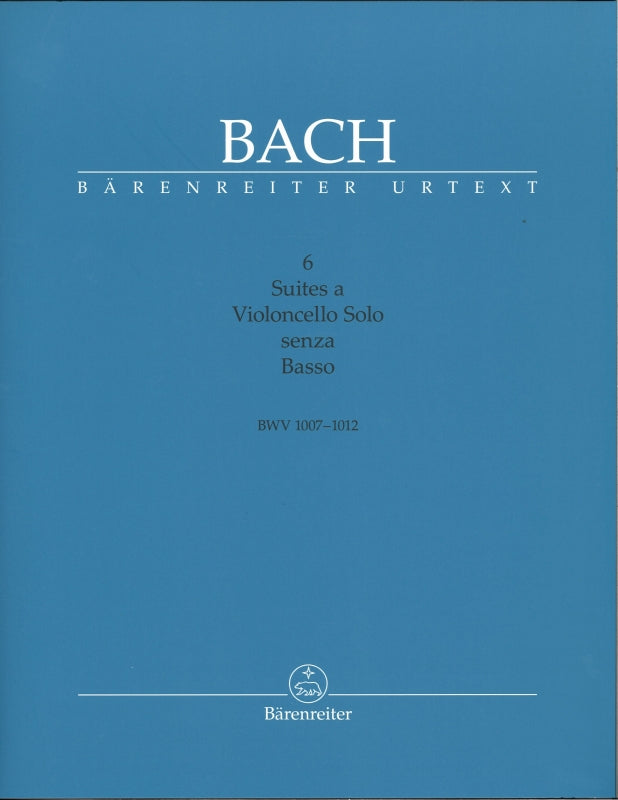 Bach, Suites BWV 1007-1012 (w.Facs.) (Barenreiter)