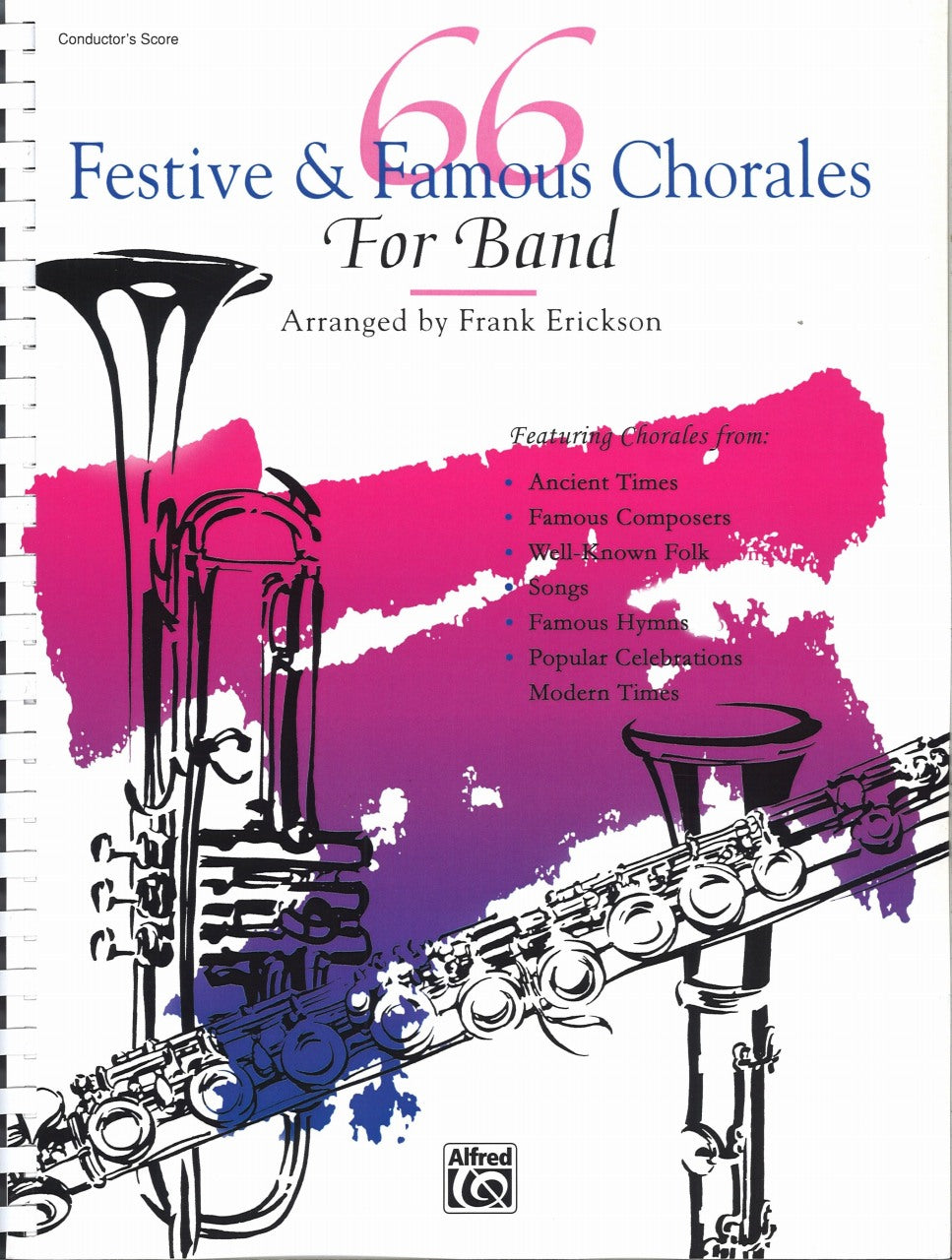 66 Festive & Famous Chorales: Score (Alfred)