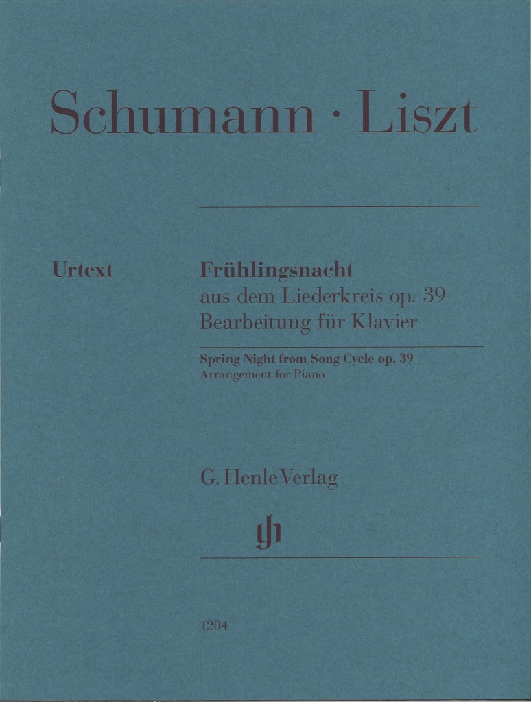 Liszt, Fruhlingsnacht (von Schumann) (Henle)