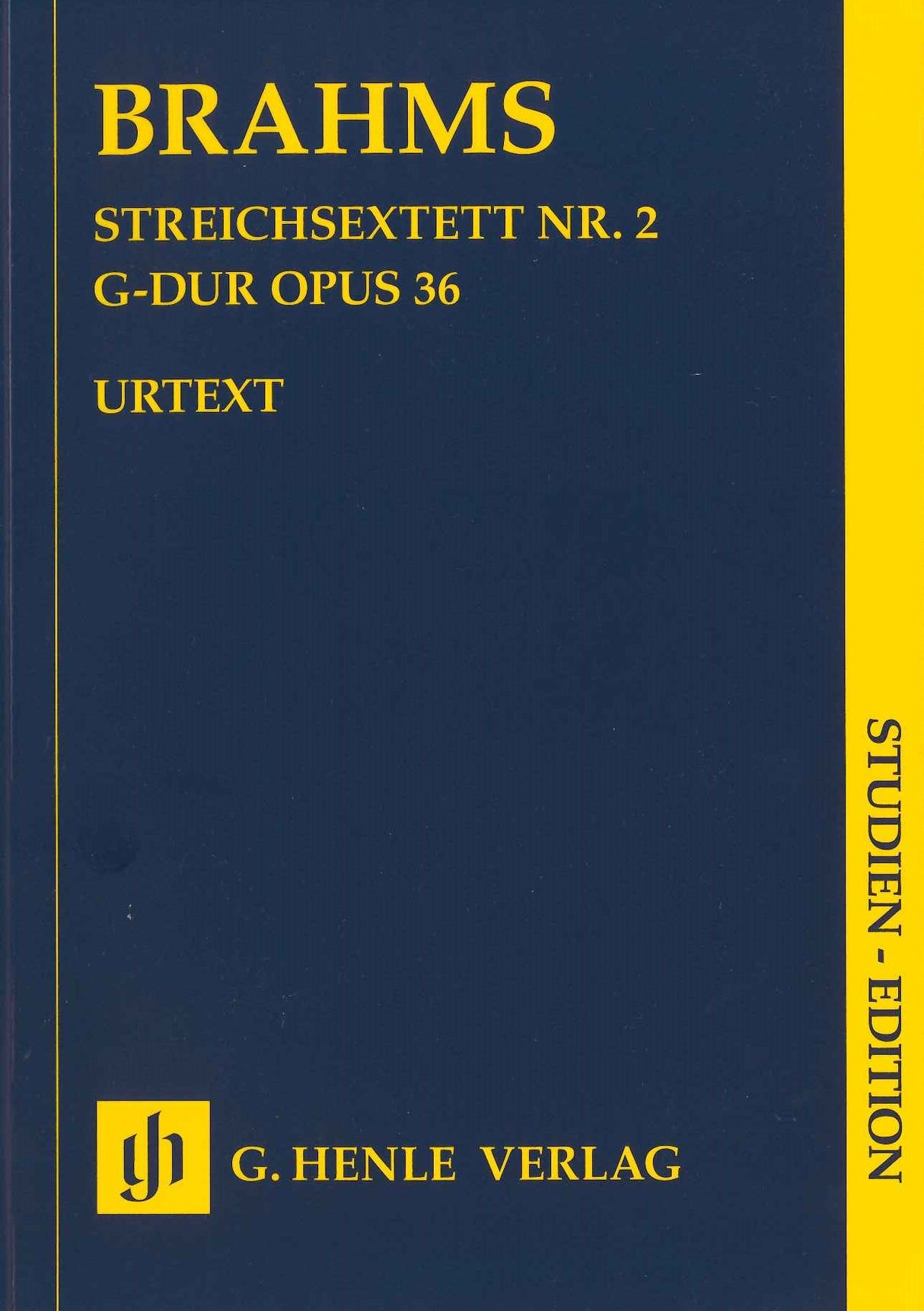 Brahms, Sextet No. 2 in G op. 36 (Henle)