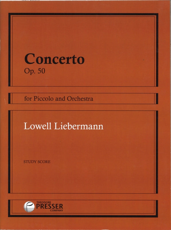 Liebermann, Concerto for Piccolo op. 50 (Presser)