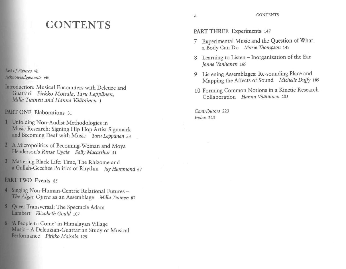Leppanen, Musical Encounters with Deleuz (Bloomsbury Academic)