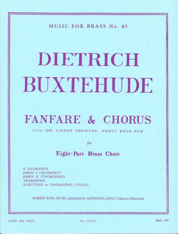 Buxtehude, Fanfare and Chorus (Robert King/Leduc)